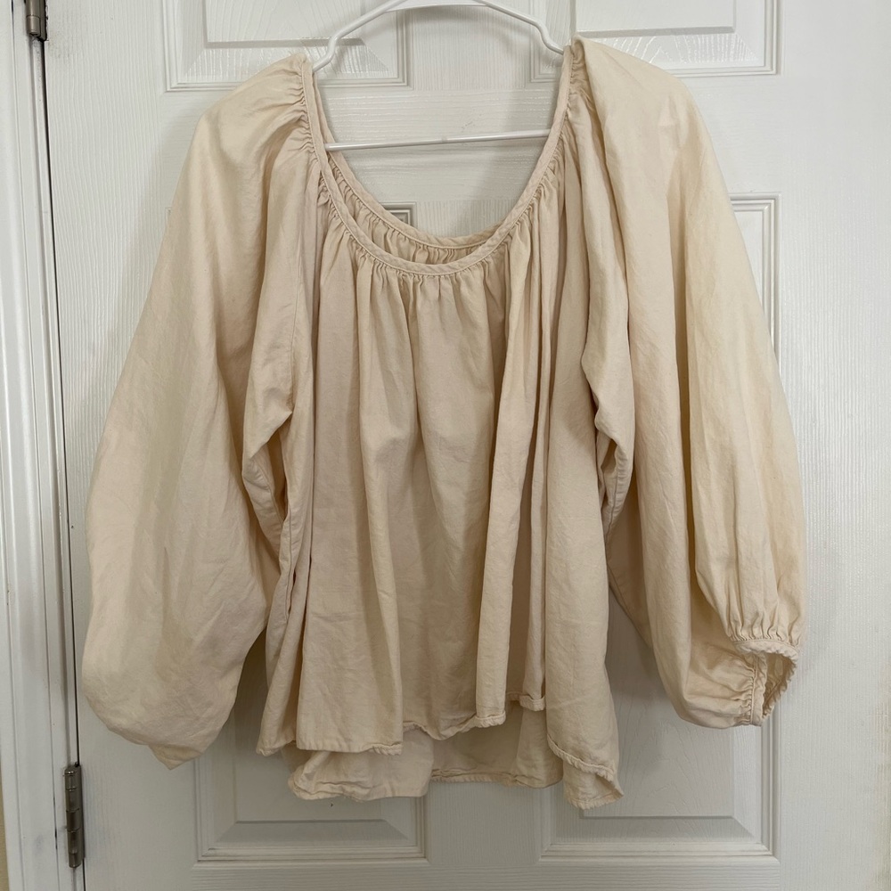 Rudy Jude Gather Blouse in Natural